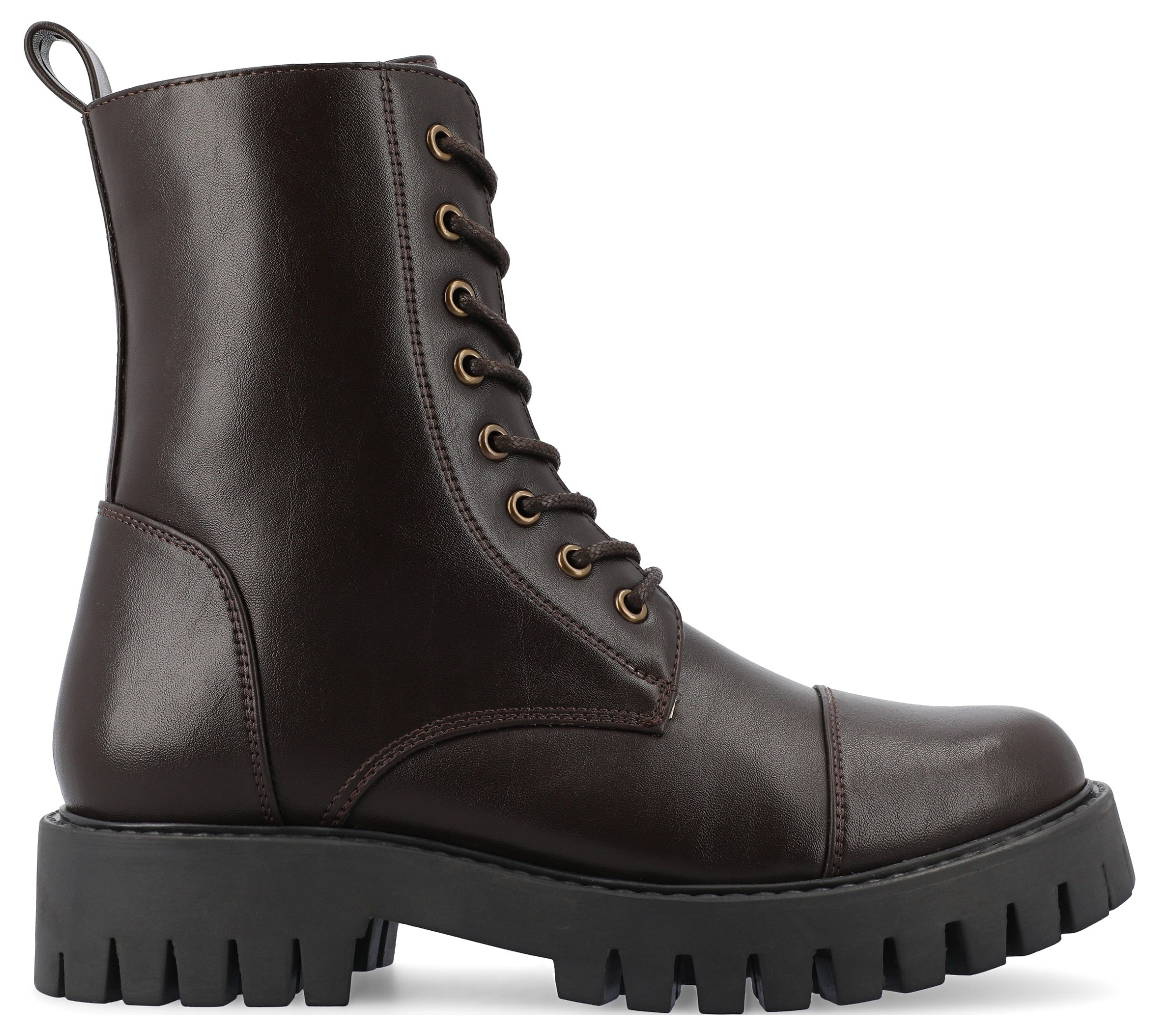 Famous footwear combat on sale boots