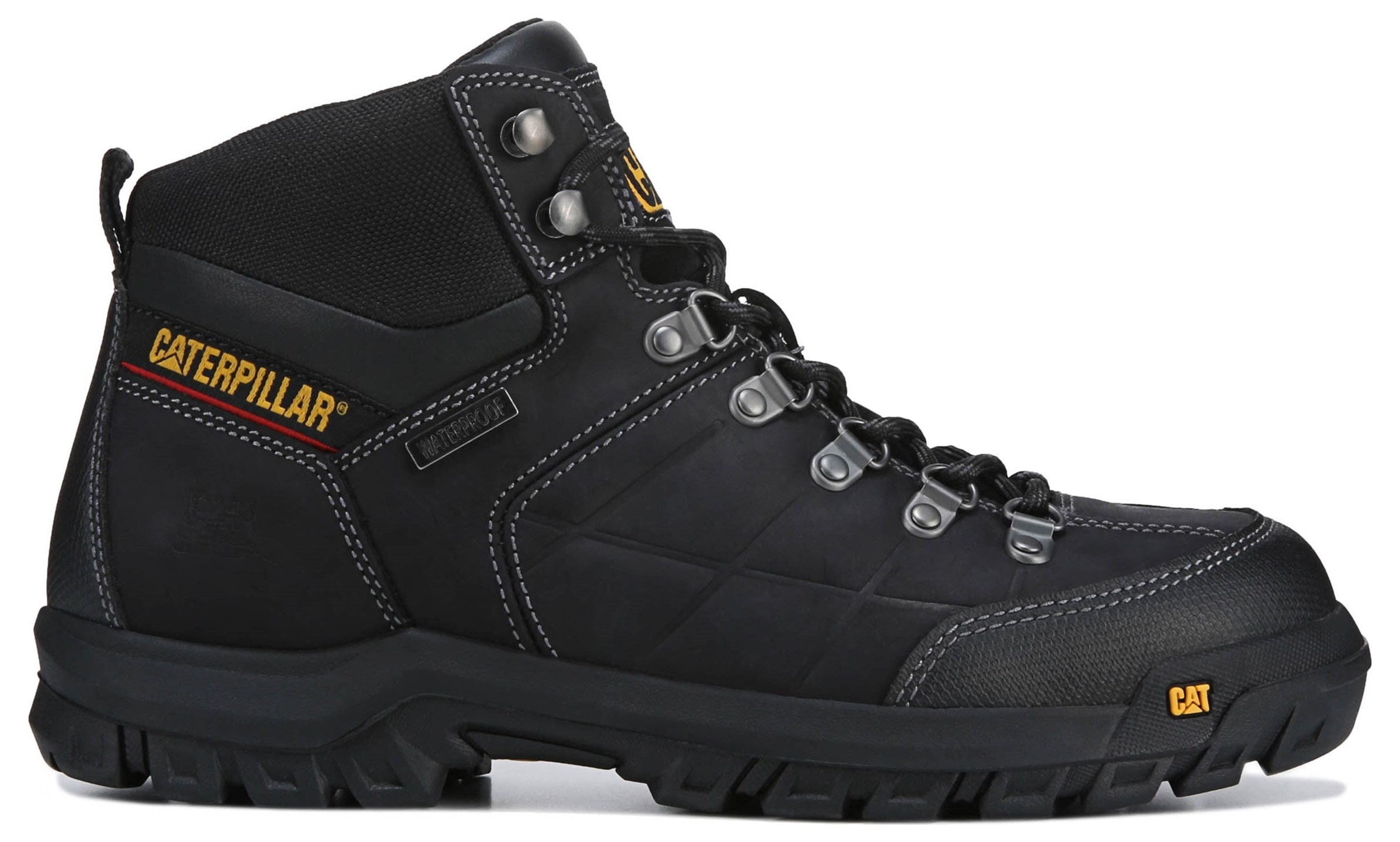 Caterpillar Men s Threshold Slip Resistant Waterproof Work Boot Famous Footwear