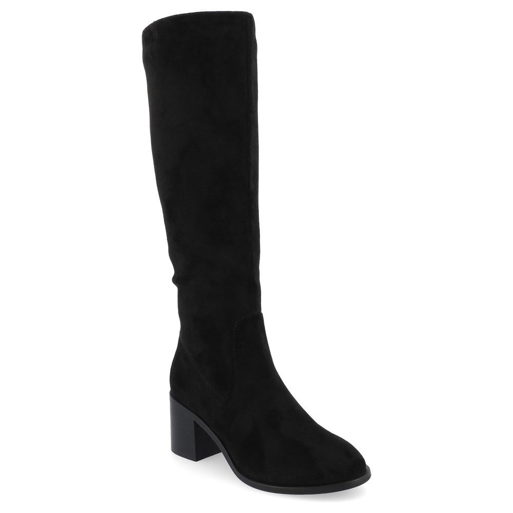 Journee Collection Women s Romilly X Wide Calf Wide Block Heel