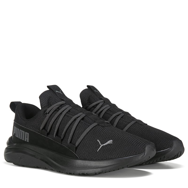 Puma Men's One 4 All Slip On Sneakers (Dark Grey/Black) - Size 10.5 M