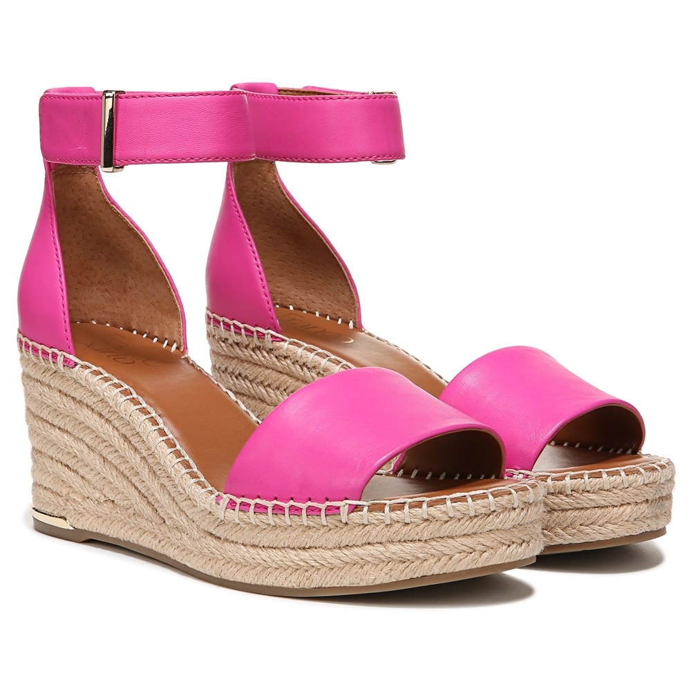 Franco Sarto Women s Clemens Espadrille Wedge Sandal Famous Footwear