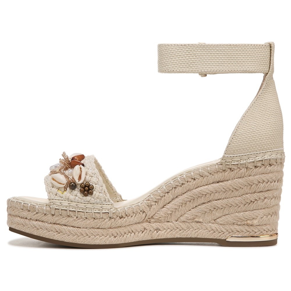 Franco Sarto Women's Clemens Shell Espadrille Wedge Sandal