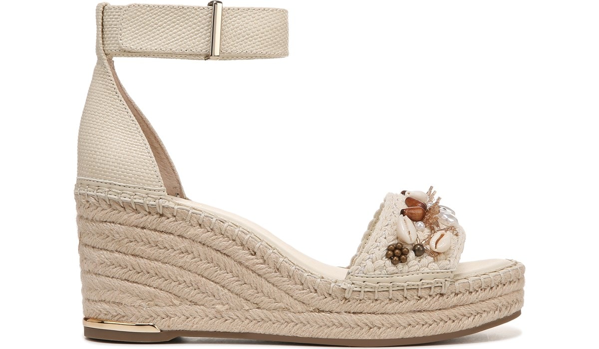 Franco Sarto Women's Clemens Shell Espadrille Wedge Sandal