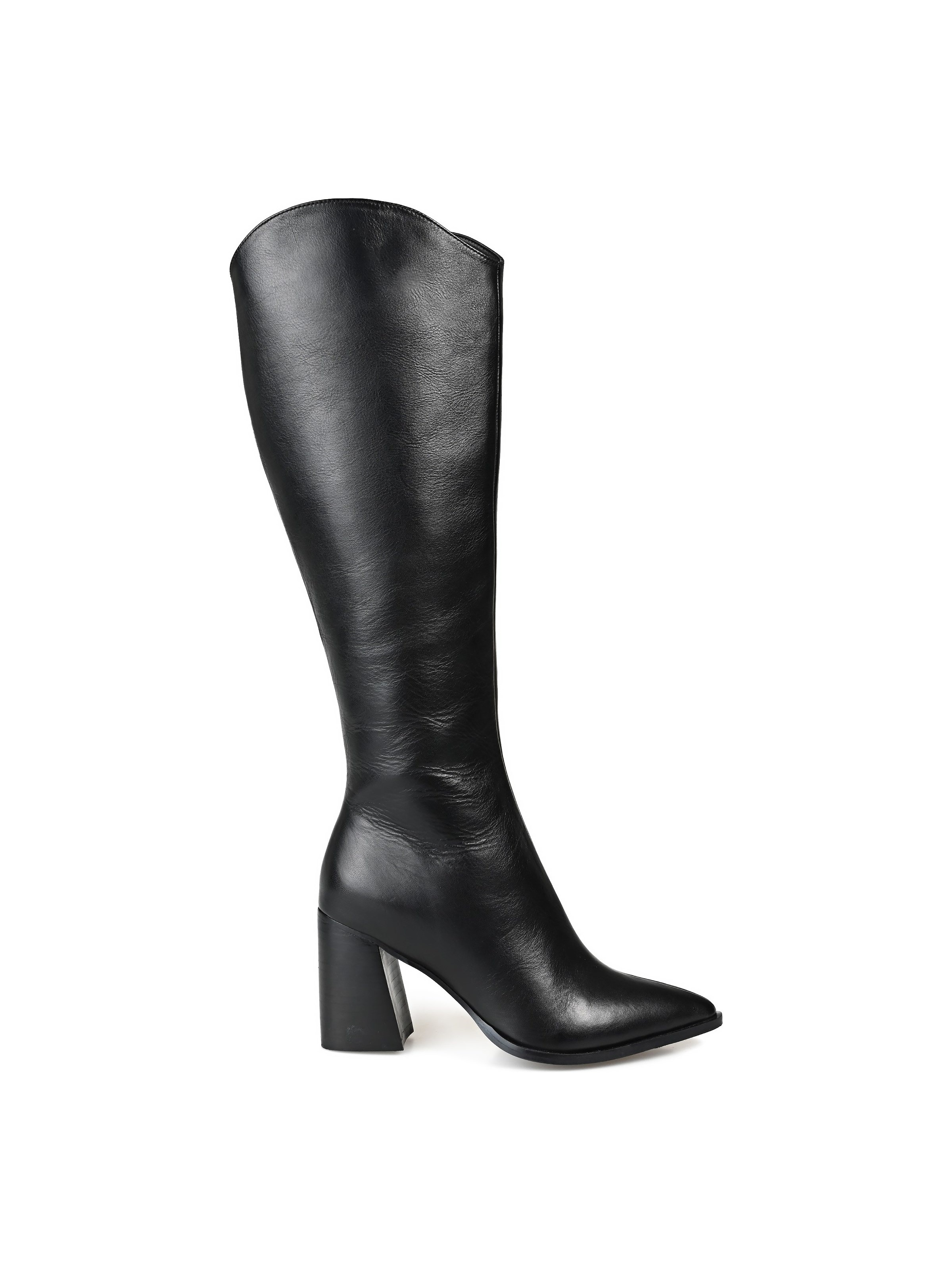 Journee Signature Women s Laila Knee High Dress Boot Famous Footwear