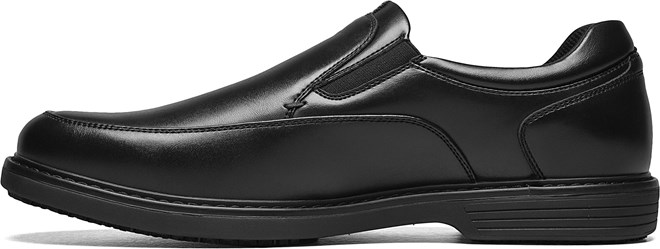 Nunn Bush Men's Wade Medium/Wide Slip Resistant Moc Toe Slip On