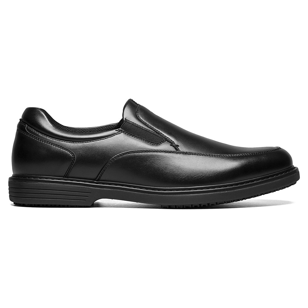 Nunn Bush Men's Wade Medium/Wide Slip Resistant Moc Toe Slip On