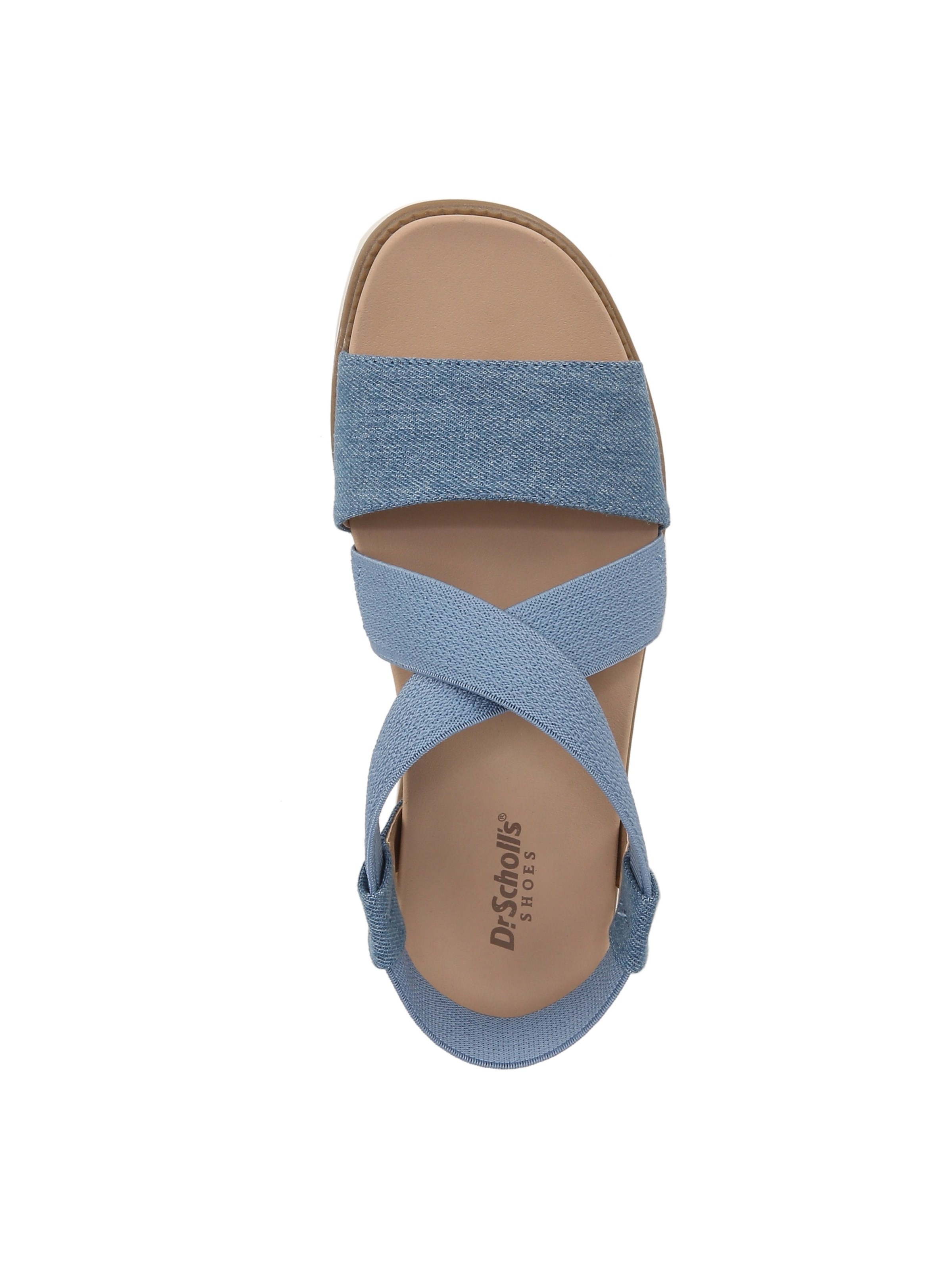 dr scholl's blue sandals