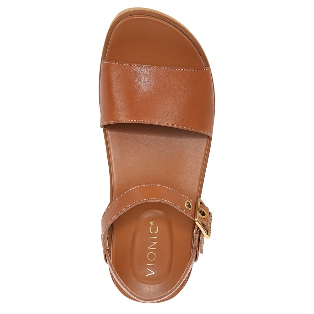 Vionic platform cheap leather sandals