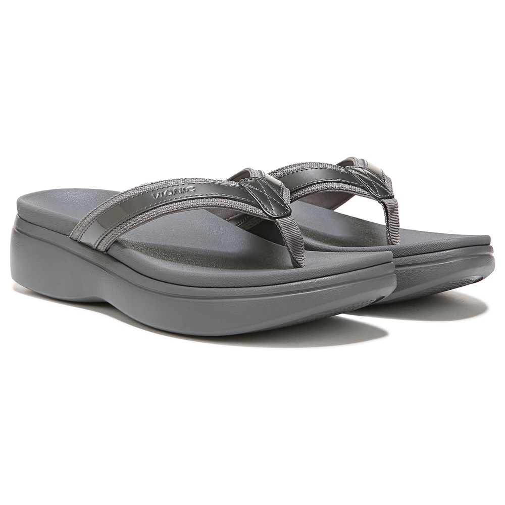 Vionic Women's High Tide II Medium/Wide Platfom Flip Flop Sandal