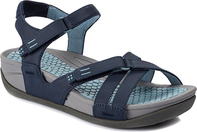 Baretraps store navy sandals