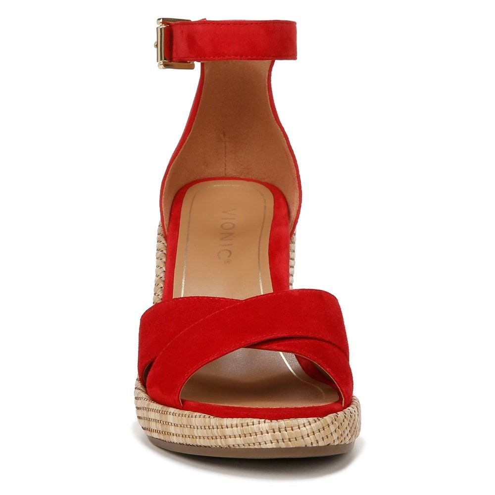 On sale *SALE* Houston Texans Red Suede Wedges