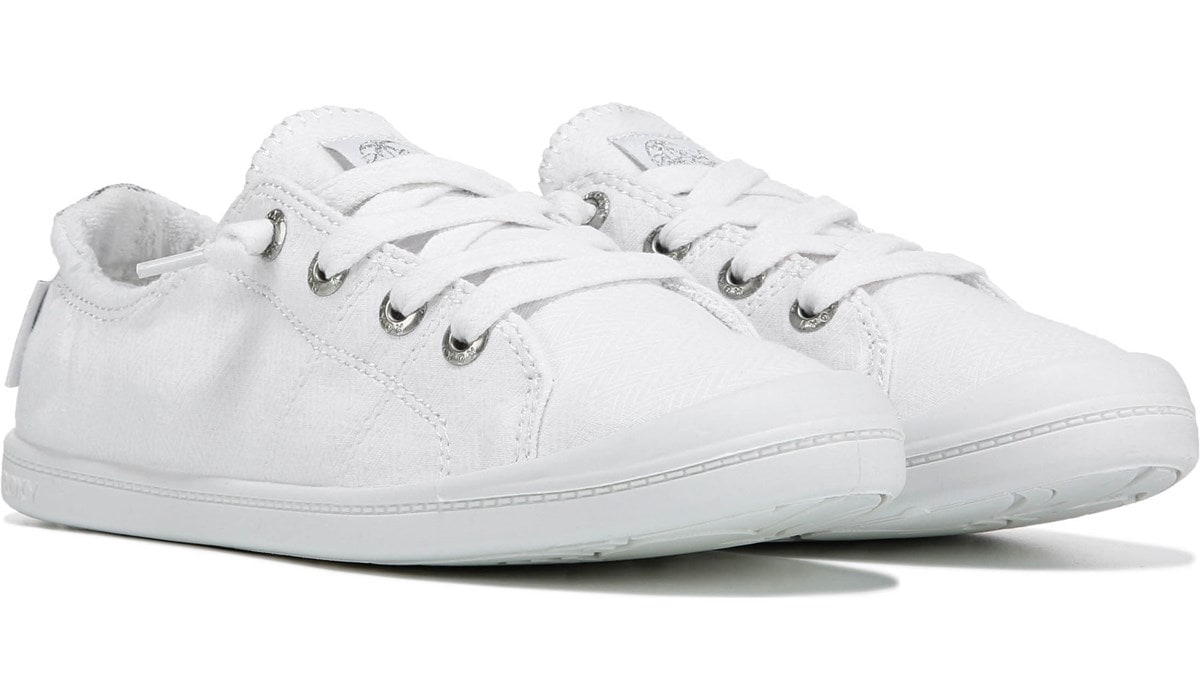 roxy Women's Bayshore Sneaker White Smooth