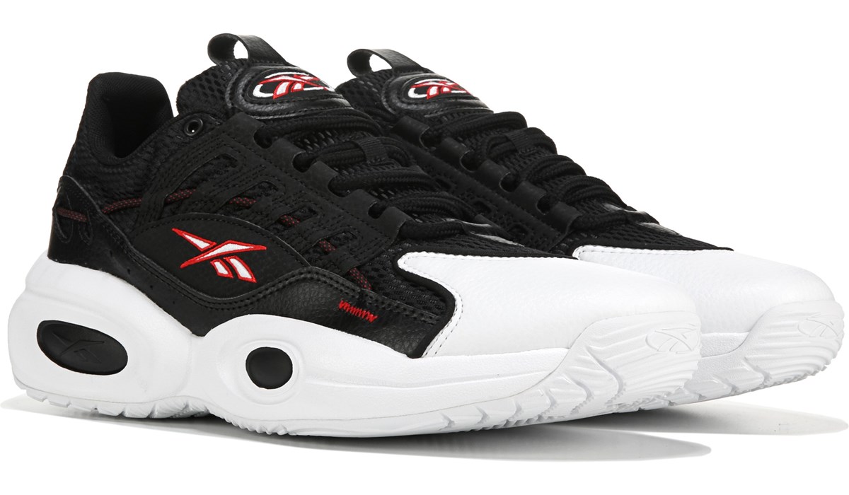 Reebok Solution Mid Basketball Shoe Black, Sneakers and Athletic Shoes, Famous Footwear