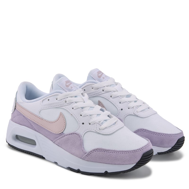 Nike Women's Air Max Sc Sneakers (White/Purple) - Size 10.0 M -  CW4554-120