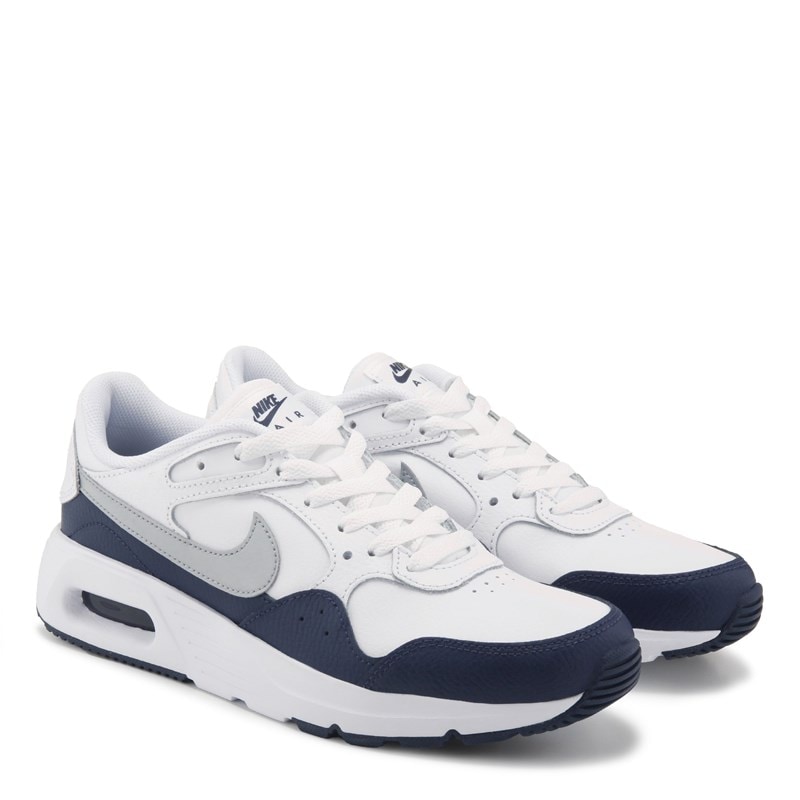 Nike Men's Air Max Sc Sneakers (White/Navy/Grey) - Size 9.5 M