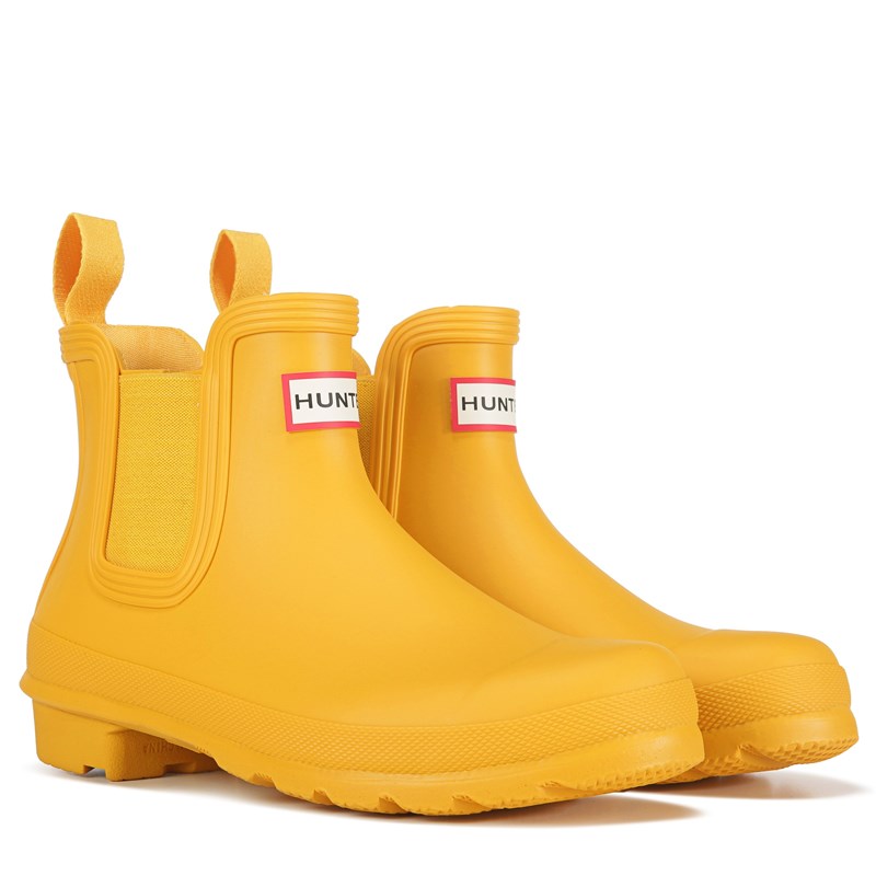 Hunter Women's Original Chelsea Rain Boots (Yellow) - Size 10.0 M