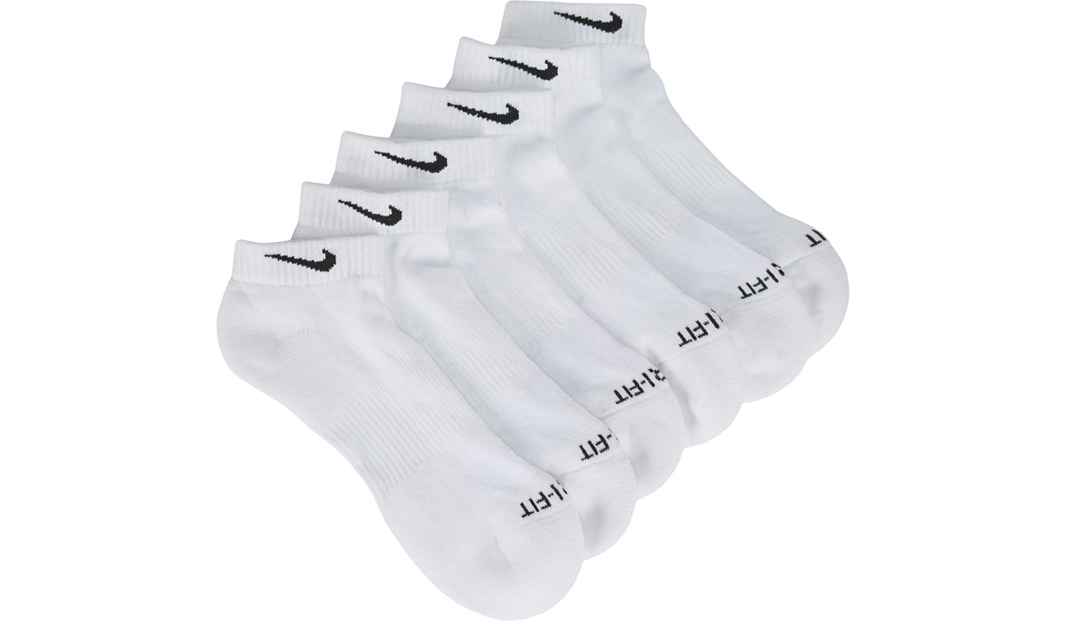 white nike socks low