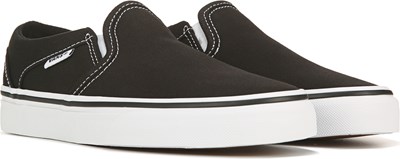 Vans Women's Asher Slip On Sneaker White, Sneakers and Athletic Shoes ...