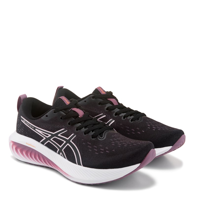 ASICS Women's Gel Excite 10 Running Shoes (Black/Rose) - Size 7.0 B