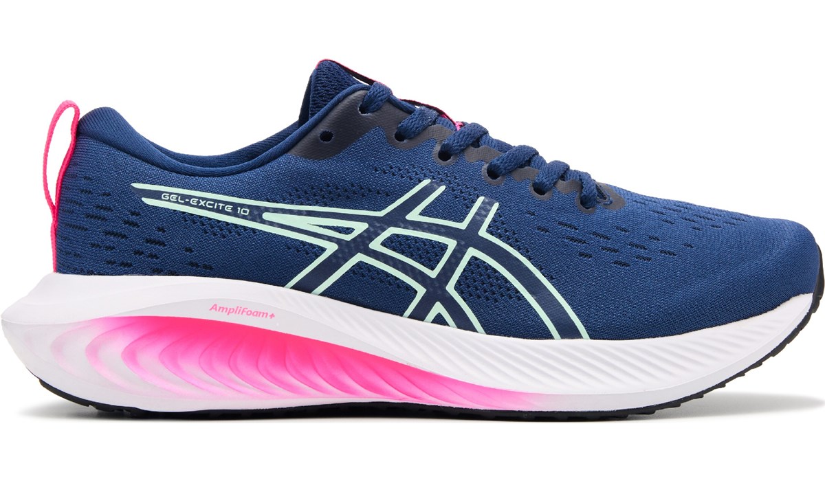 Asics Gel-Venture 6 Blue Pink Mesh Youth SZ 3.5 outlet Low-Top Lace-Up Running Sneakers