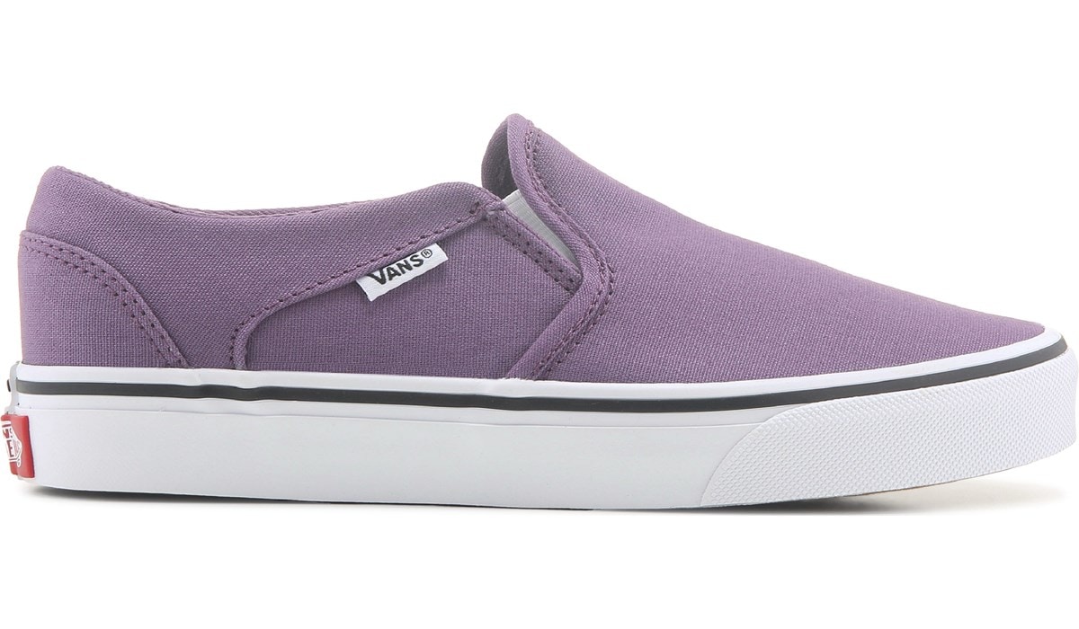 Vans Women s Asher Slip On Sneaker Famous Footwear