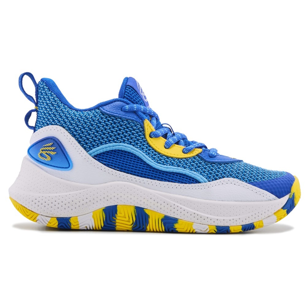 Blue and yellow basketball shoes online