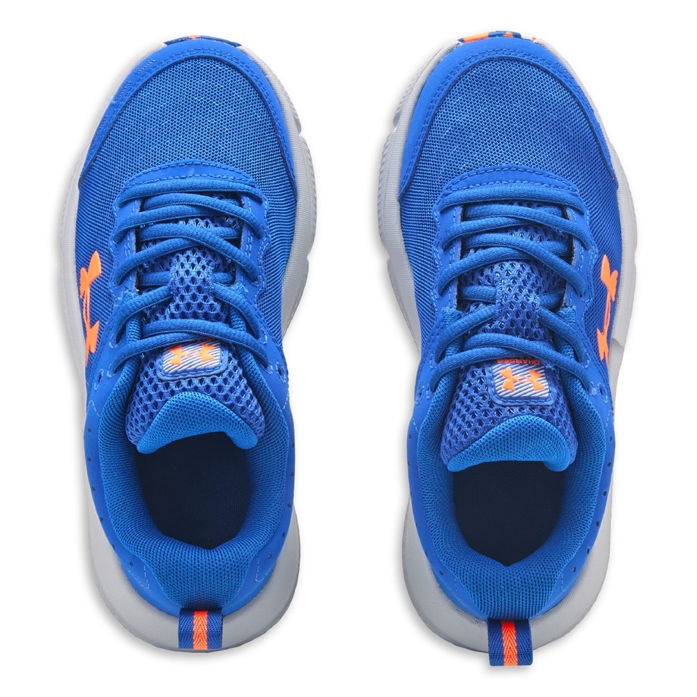 Blue and orange under armour shoes online