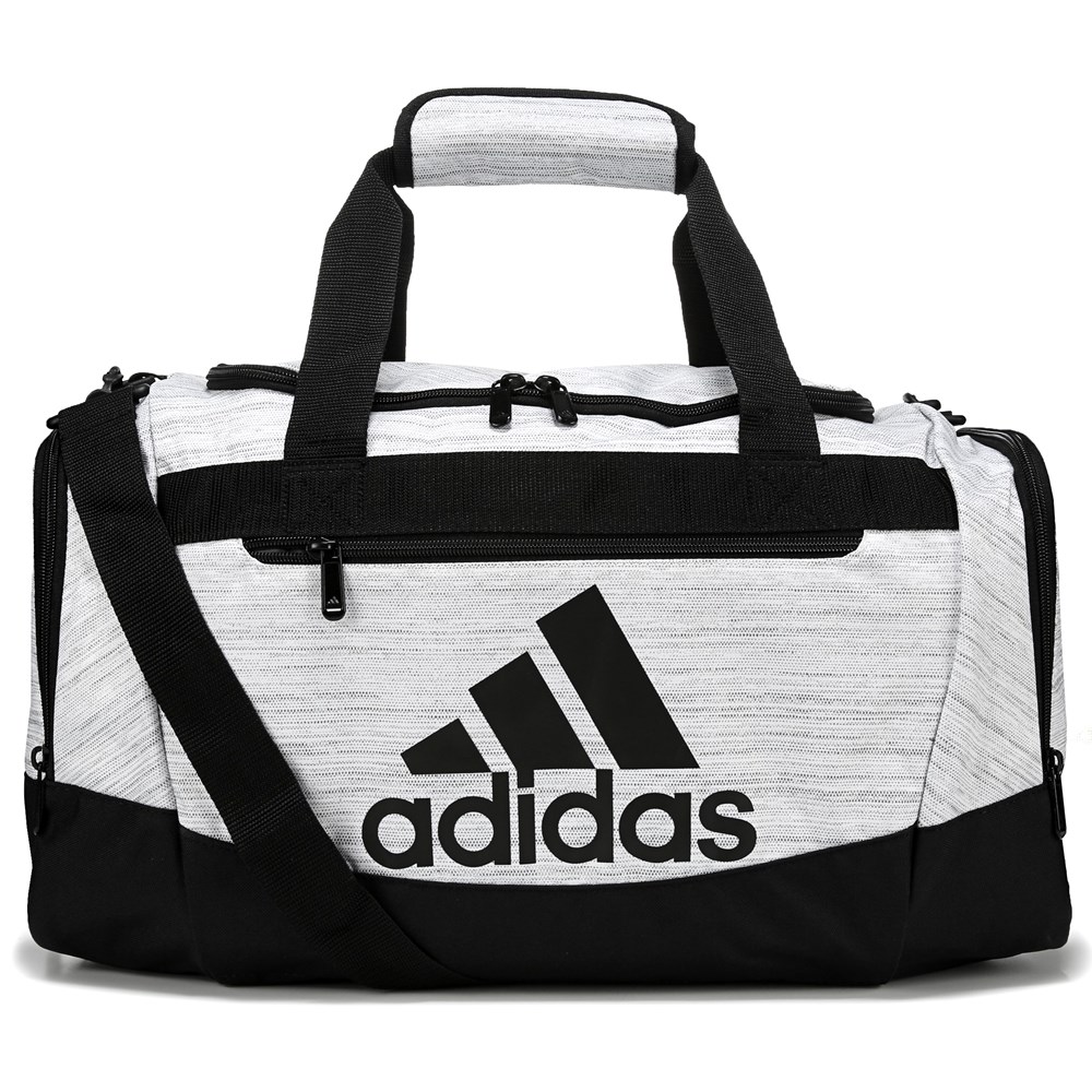 womens adidas defender iv small duffel bag 20.5”x11.75”x11"