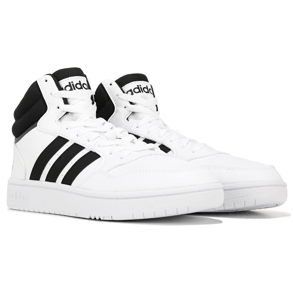 Adidas Boys Hoops 3.0 - Shoes Black/White/Gum Size 11.0