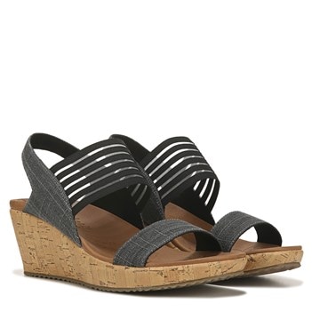 skechers beverlee smitten kitten wedge sandal