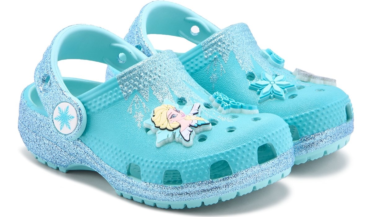 Fashion elsa light up crocs