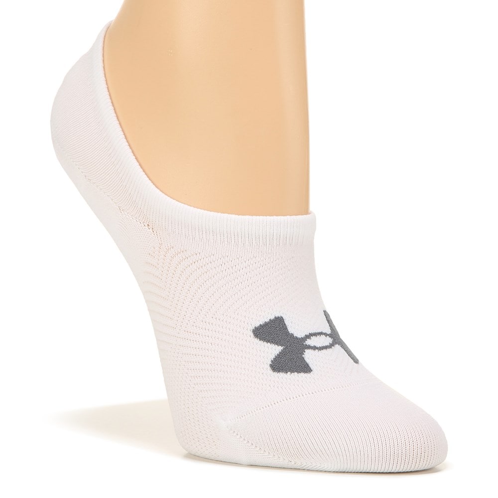 Under Armour Ua Grippy Iii No Show Socks 2-pack in Black
