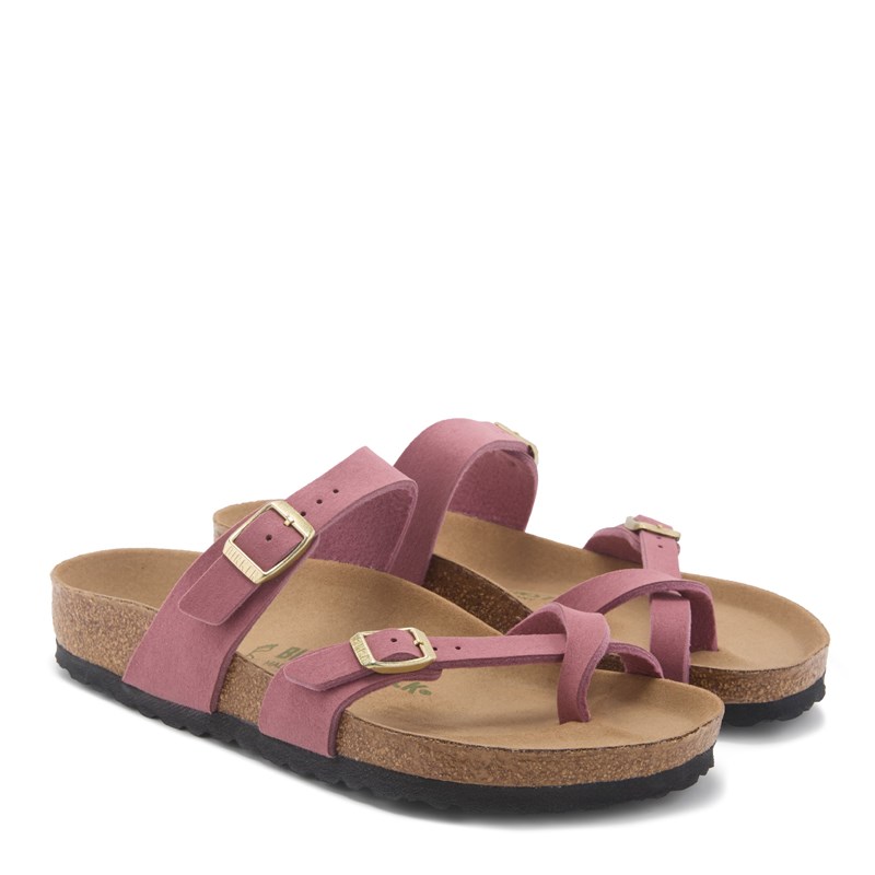 Birkenstock Women's Mayari Vegan Footbed Sandals (Berry Crush) - Size 36.0 M -  1027907