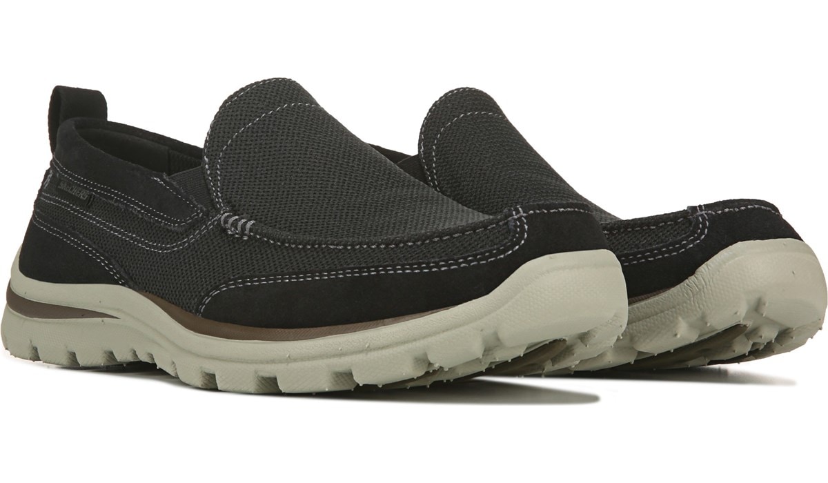 Bigote bordado Probar Skechers Men's Milford Memory Foam Medium/Wide Slip On | Famous Footwear