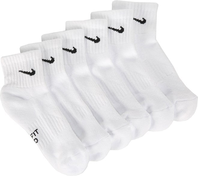 Nike 6 Pack Youth Medium Cushioned Ankle Socks Famous Footwear