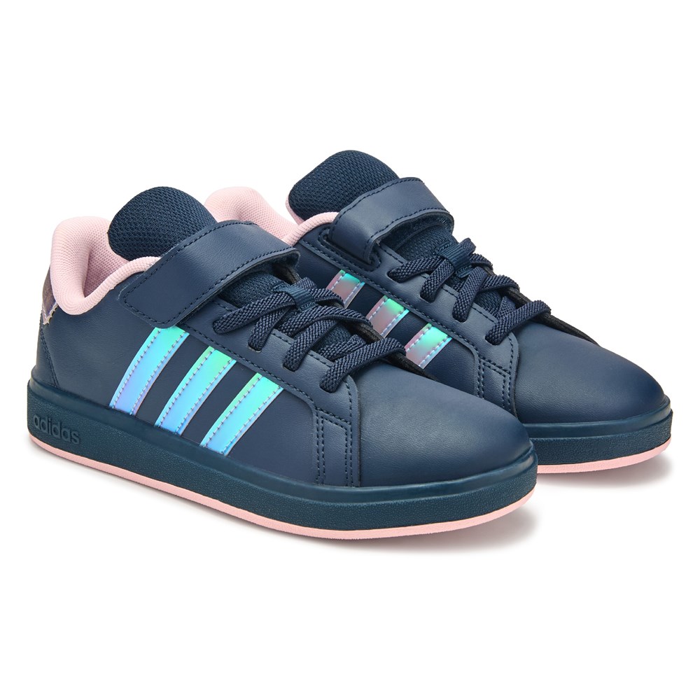 adidas Kids Grand Court 2.0 Sneaker Little Kid Famous Footwear