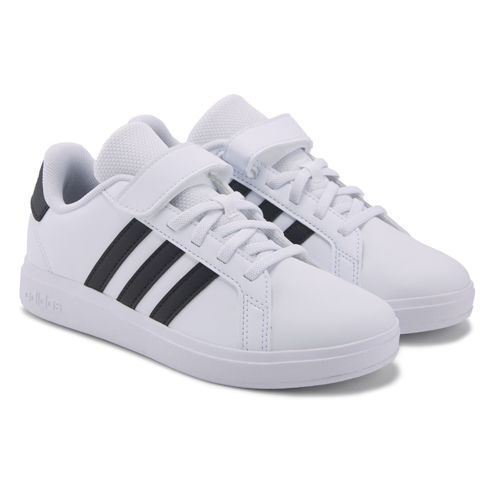 adidas Kids Grand Court 2.0 Sneaker Little Kid Famous Footwear