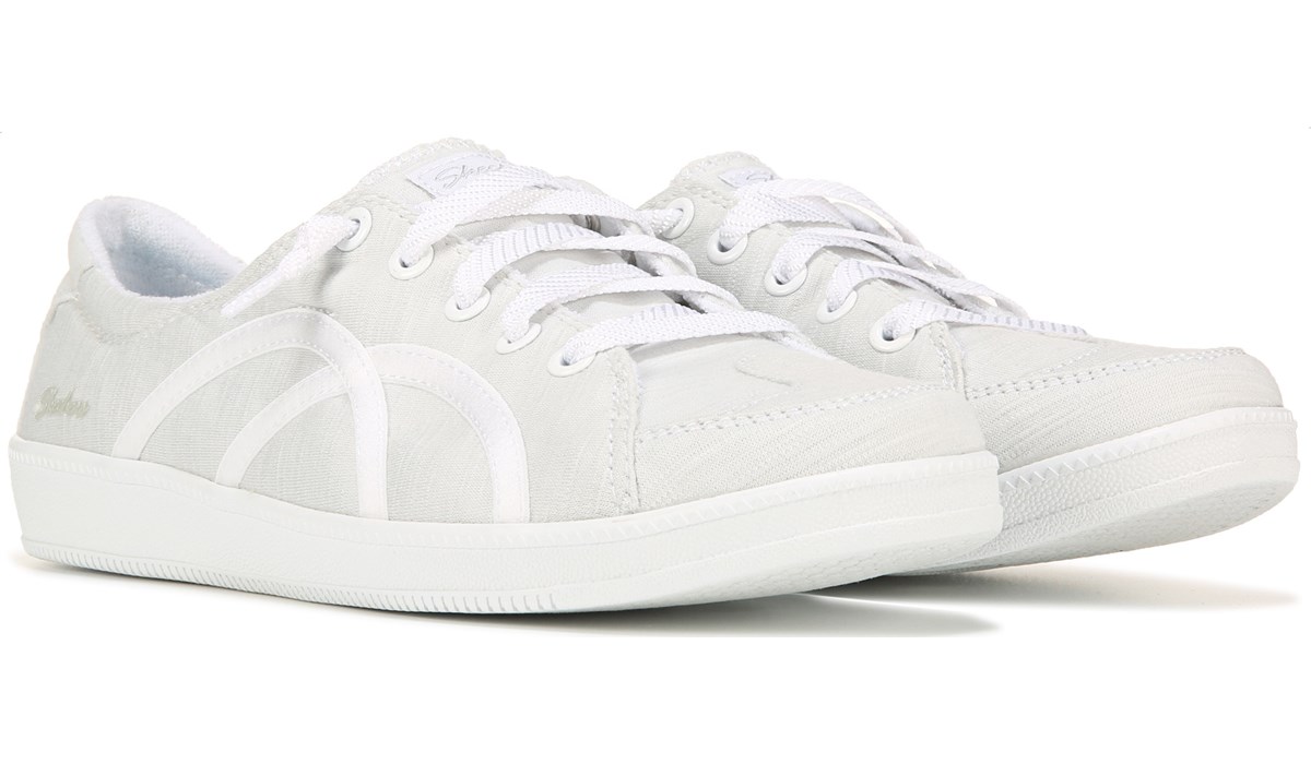 white slip on tennis shoes