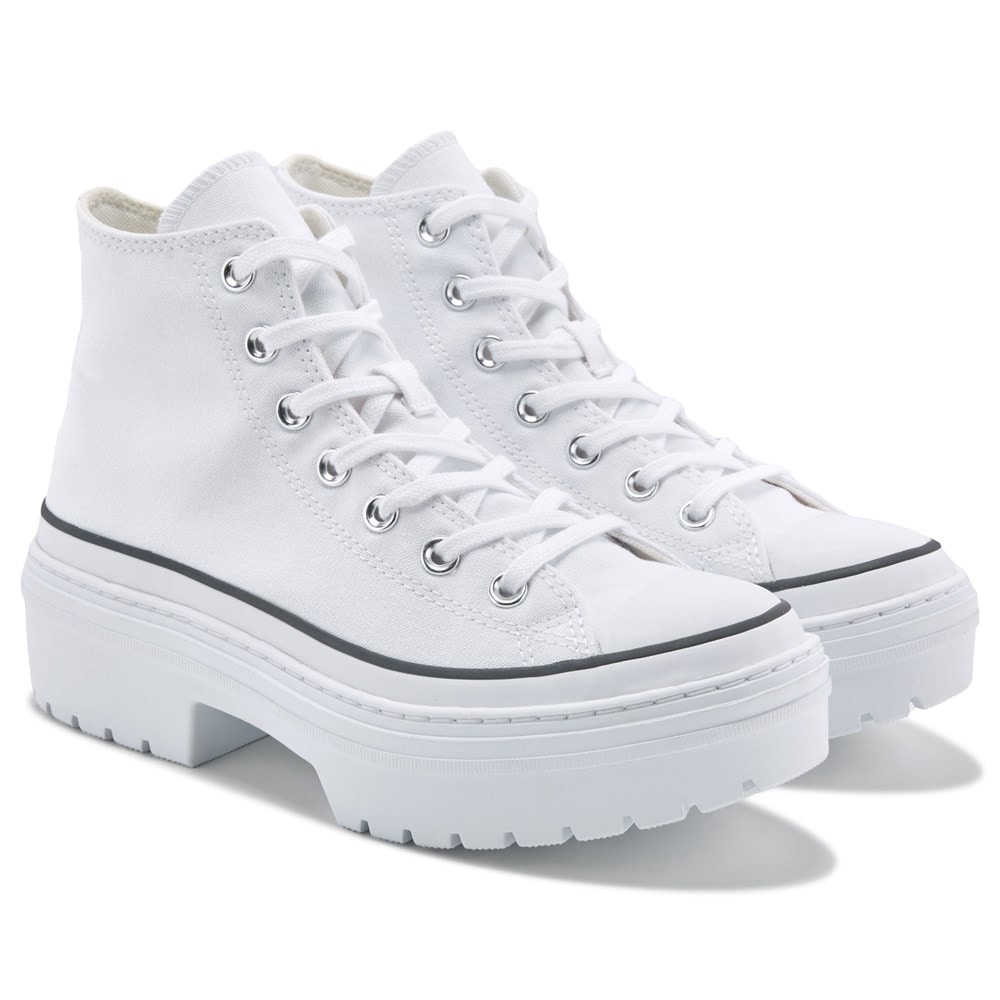 Converse Women s Chuck Taylor All Star Lugged Heel Platform Sneaker Famous Footwear