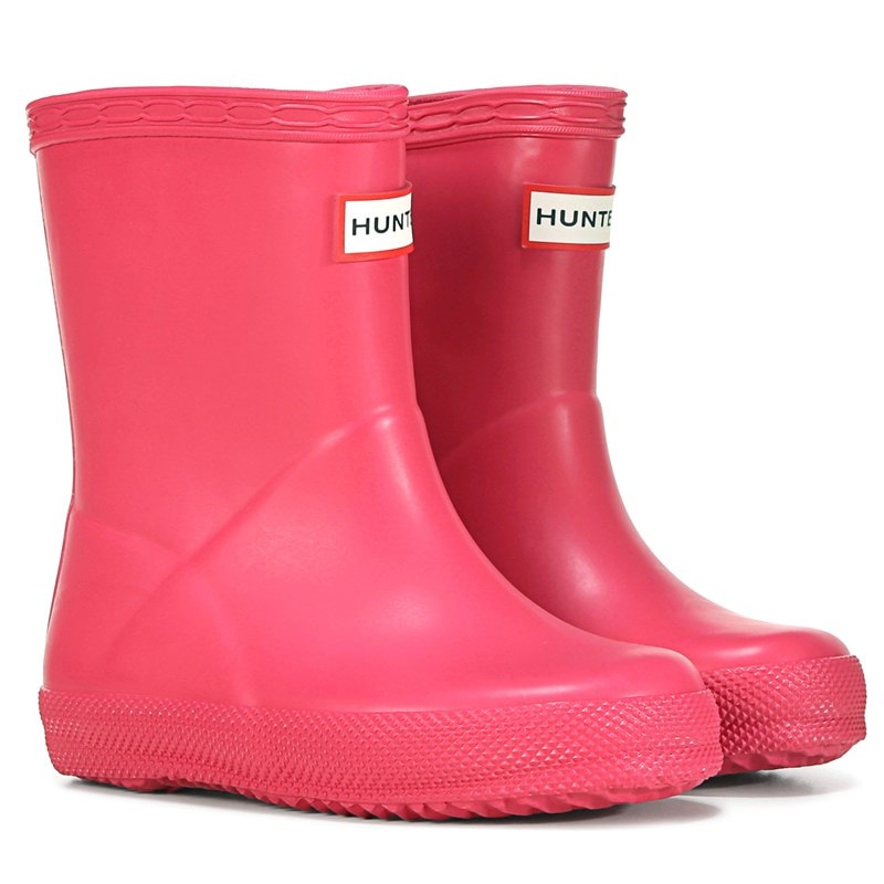 Hunter Kids' Original Rainboot Toddler/Little Kid Boots (Pink) - Size 6.0 M