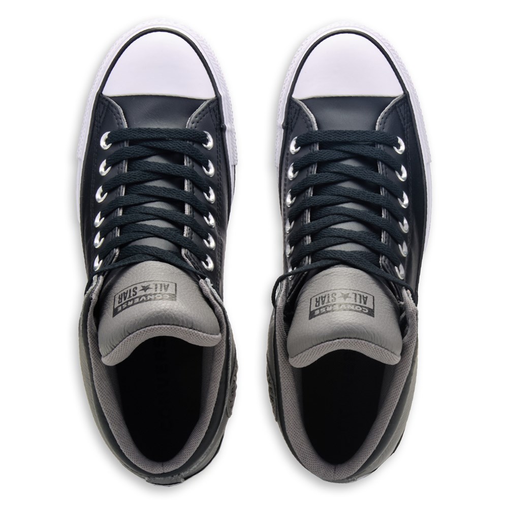 Converse all star high tops leather on sale