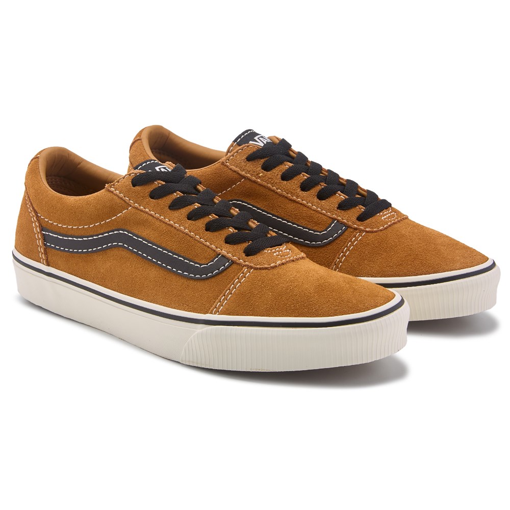 Low top brown vans online