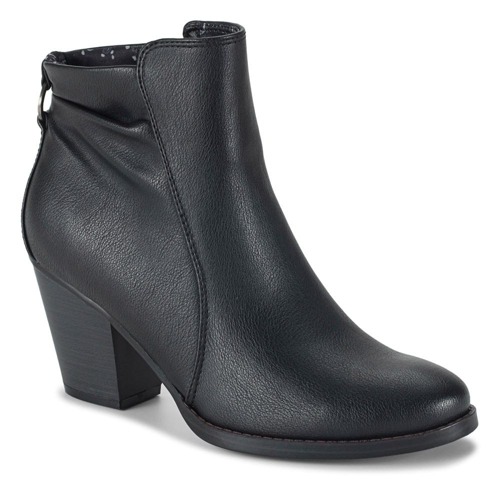 Black booties famous footwear best sale