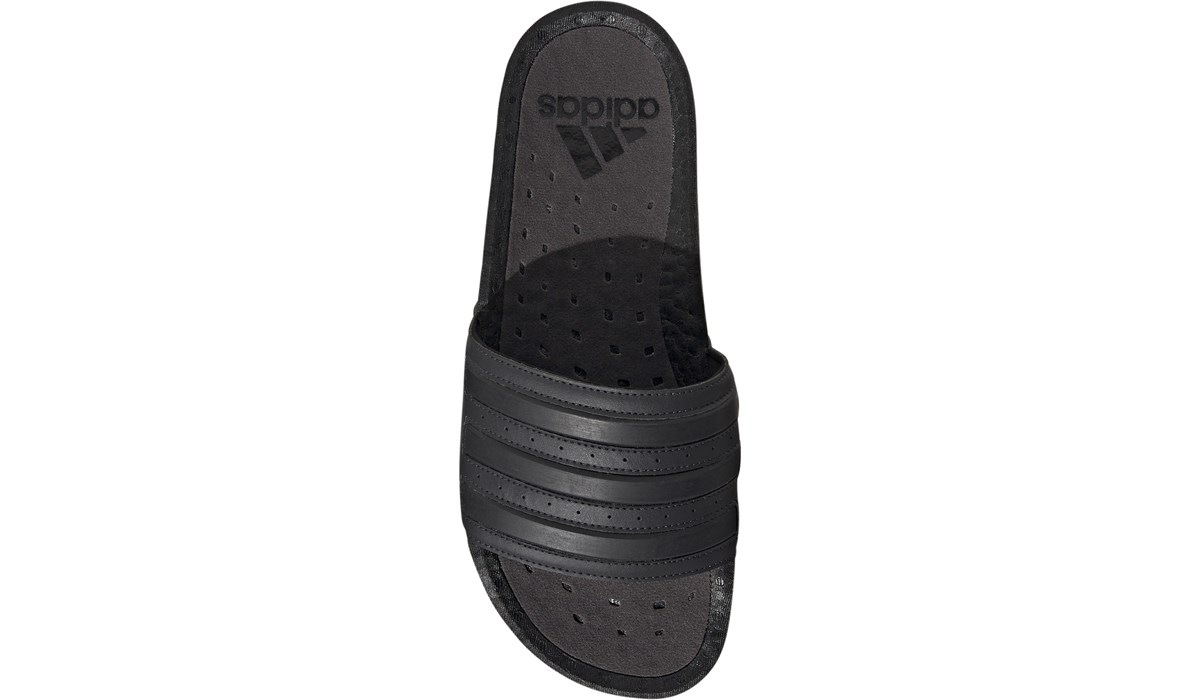 Adilette boost store slides triple black