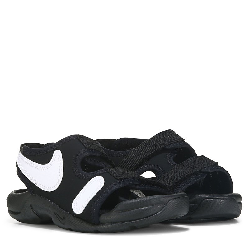 Nike Kids' Sunray Adjust 6 Sandal Little Kid Sandals (Black/White) - Size 13.0 M