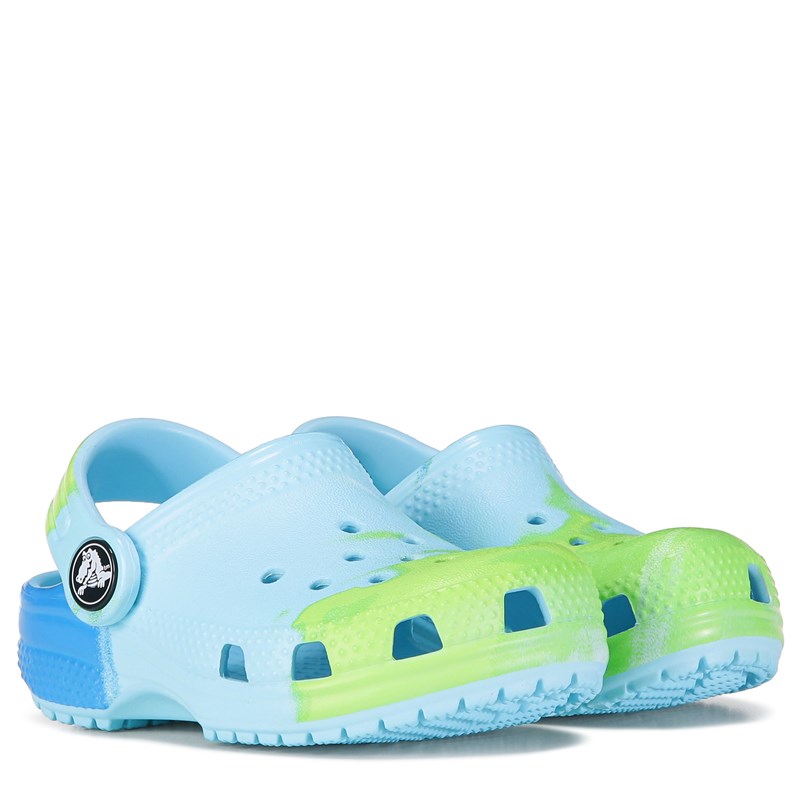 Crocs Kids' Classic Clog Toddler Shoes (Arctic Blue Multi) - Size 9.0 M
