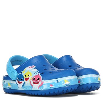 Toddler 2024 shark crocs