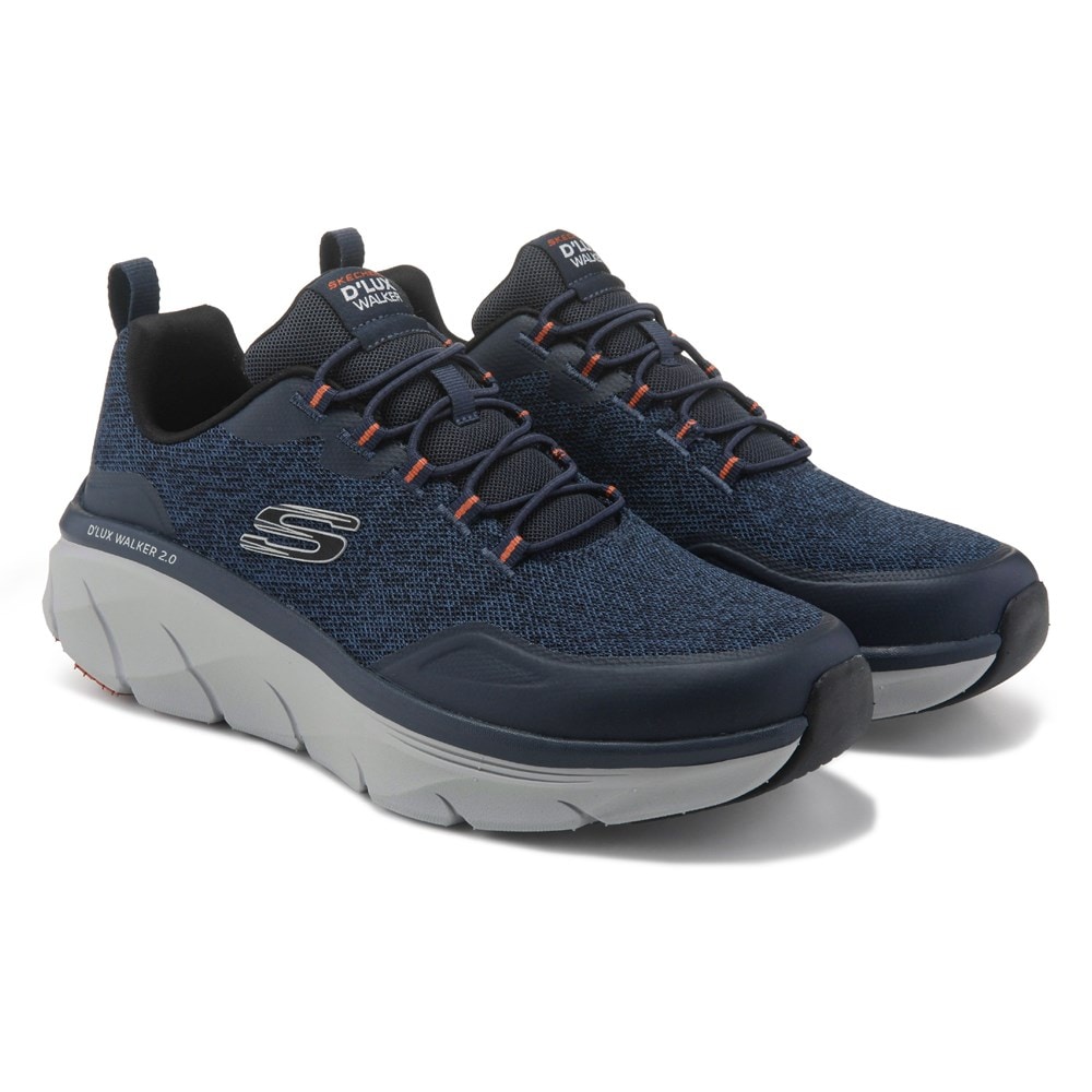 Skechers Men s D Lux Walker 2.0 Wide Sneaker Famous Footwear