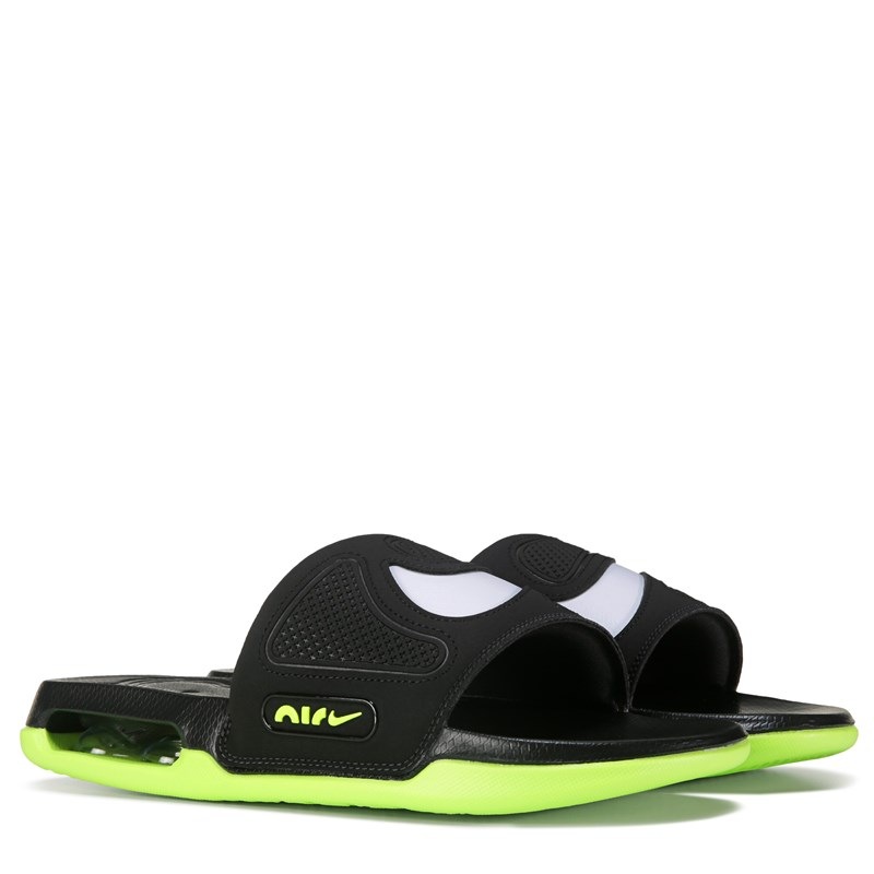 Nike Men's Air Max Cirro Slide Sandals (Black/Volt) - Size 13.0 M