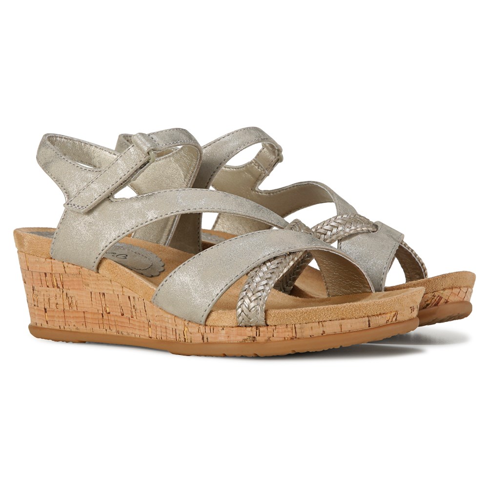 Wedge sandals deals famous footwear